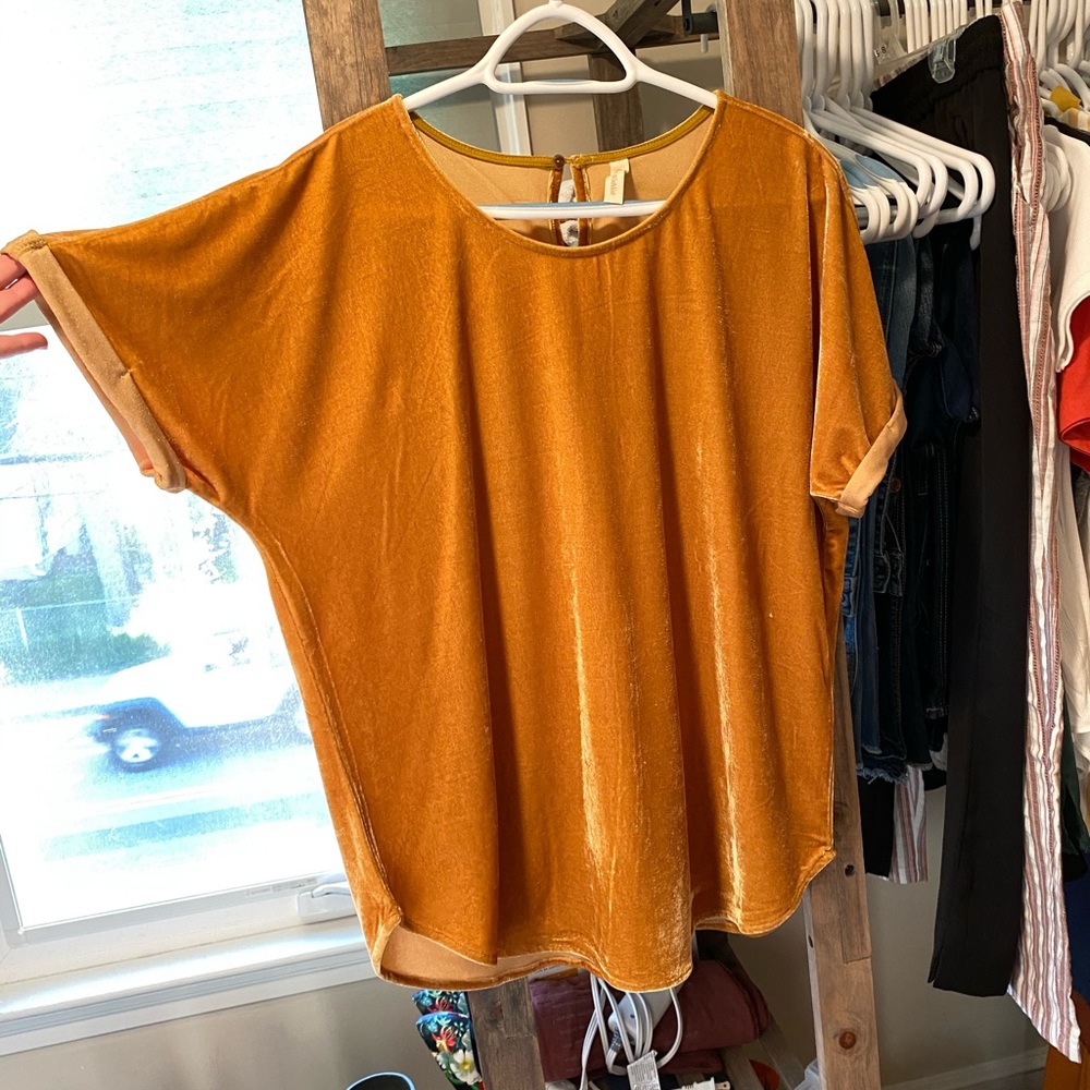 Roolee oversized Velvet Tee